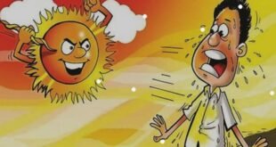 धूप से तपता हुआ युवक संकेत फाइल फोटो