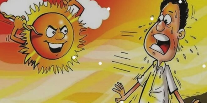 धूप से तपता हुआ युवक संकेत फाइल फोटो