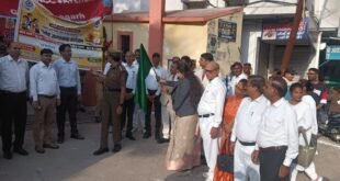 गांधी जयंती पर निकाली गई प्रभात फेरी जिला विधिक सेवा प्राधिकरण ने दिया विधिक जागरूकता व गांधीवादी विचारों का संदेश*